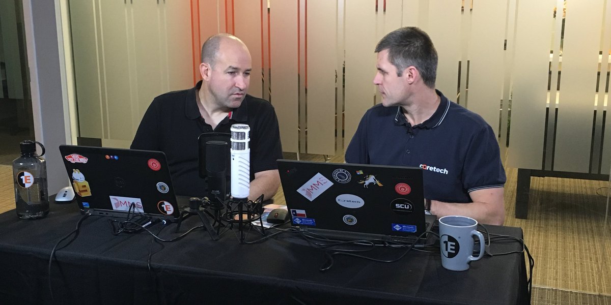 1E_global's tweet photo. Behind the scenes with @miketerrill @agerlund. Amazing #SysCtr content on #ConfigMgr1511 coming in January. https://t.co/krI18rNtE9