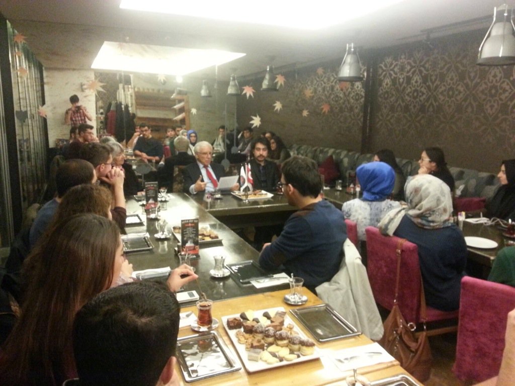 Yargıtay Onursal Başkanı Prof. Dr. Sami Selçuk ile bu akşam gerçekleştirdiğimiz Tea&amp;Talks etkinliğinden kareler: