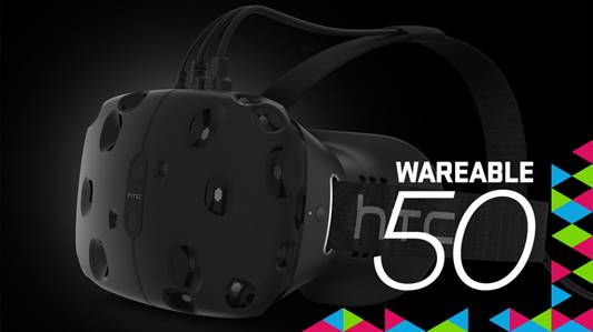 htcvive's tweet photo. "VR for All" is Wareable's #1 in their 50 wearable tech gamechangers for 2016 https://t.co/eiNeQyY8K1 #wareable50 https://t.co/76idGxemnc
