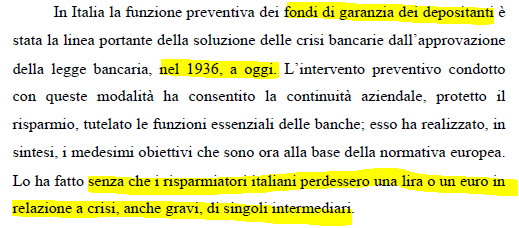 giuslit's tweet photo. Dal '36 nessuno aveva perso un cent, regolatori dormivano, banche sguazzavano
Ora cambia
ma salviamo passato
#bailin https://t.co/0GDcMbudsc
