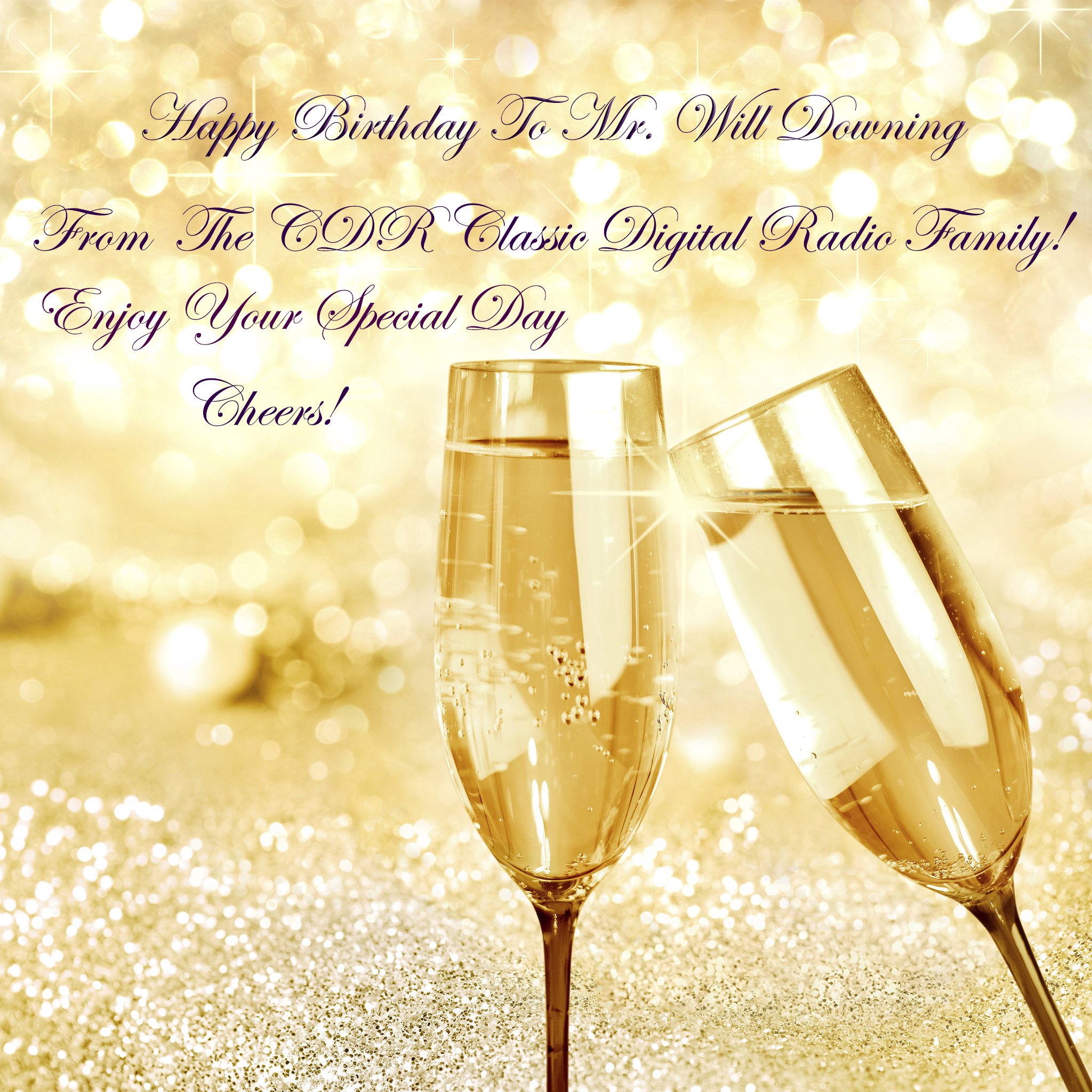 A Huge Happy Birthday To Mr. Will Downing! 