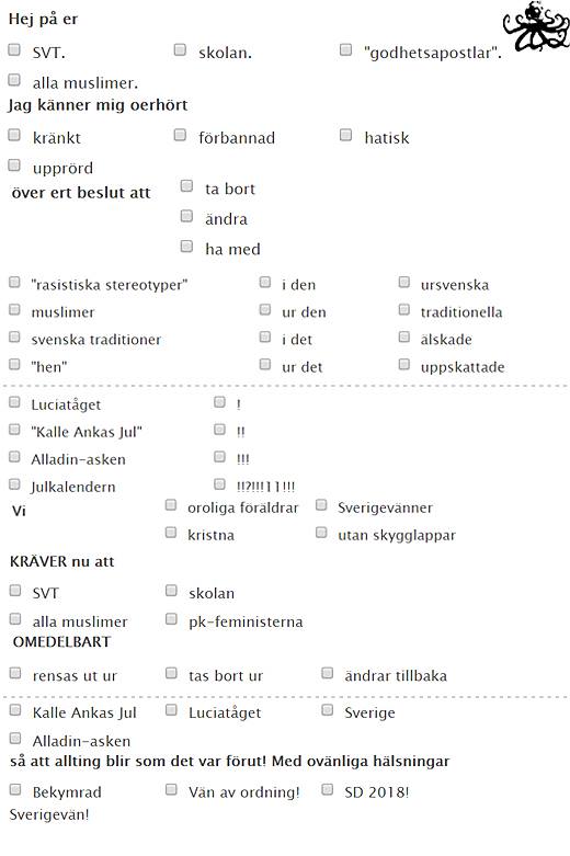 Sweddit's tweet photo. "Bra att ha inför julsäsongen." https://t.co/tycZglH4Jg https://t.co/Uj1LDoOx80