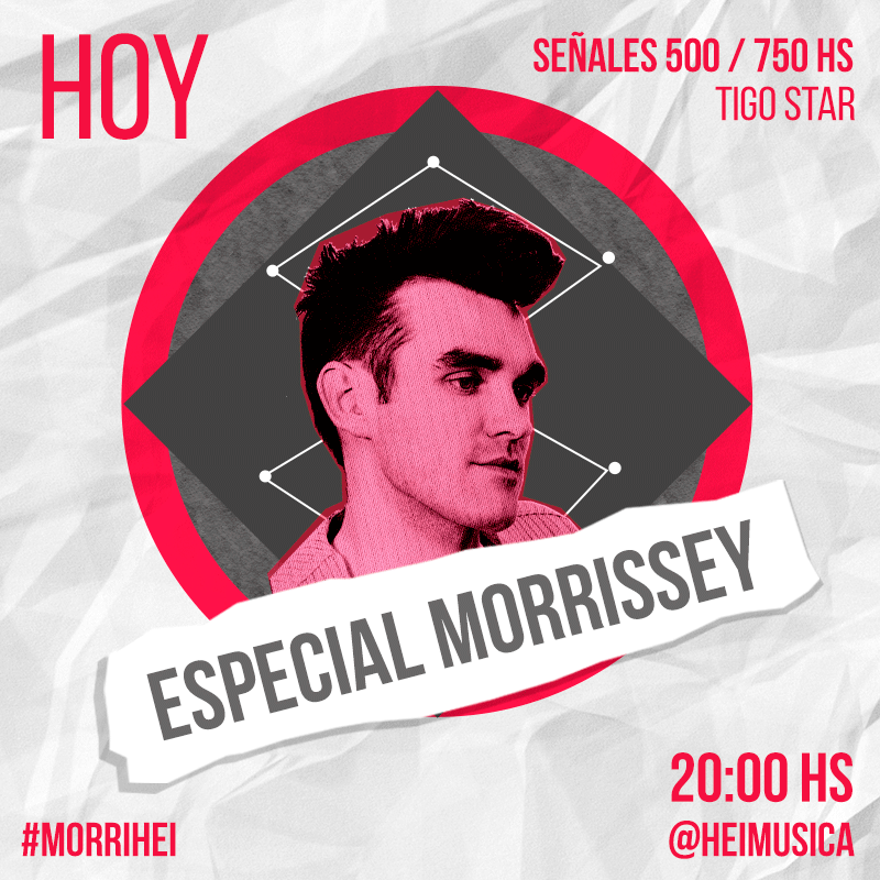 heinowpy's tweet photo. Prendéte ahora al Especial de #Morrissey en #EncoreTV por las señales 500 / 750HD de #TigoSTAR desde las 20:00hs. https://t.co/KtNe9ChArt