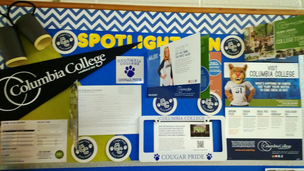NDHSCounselor's tweet photo. This week's #Spotlight is on @ColumbiaColg, Columbia College in Columbia, MO. #iheartnd #strongsmartwomen https://t.co/2RukVKI0Im