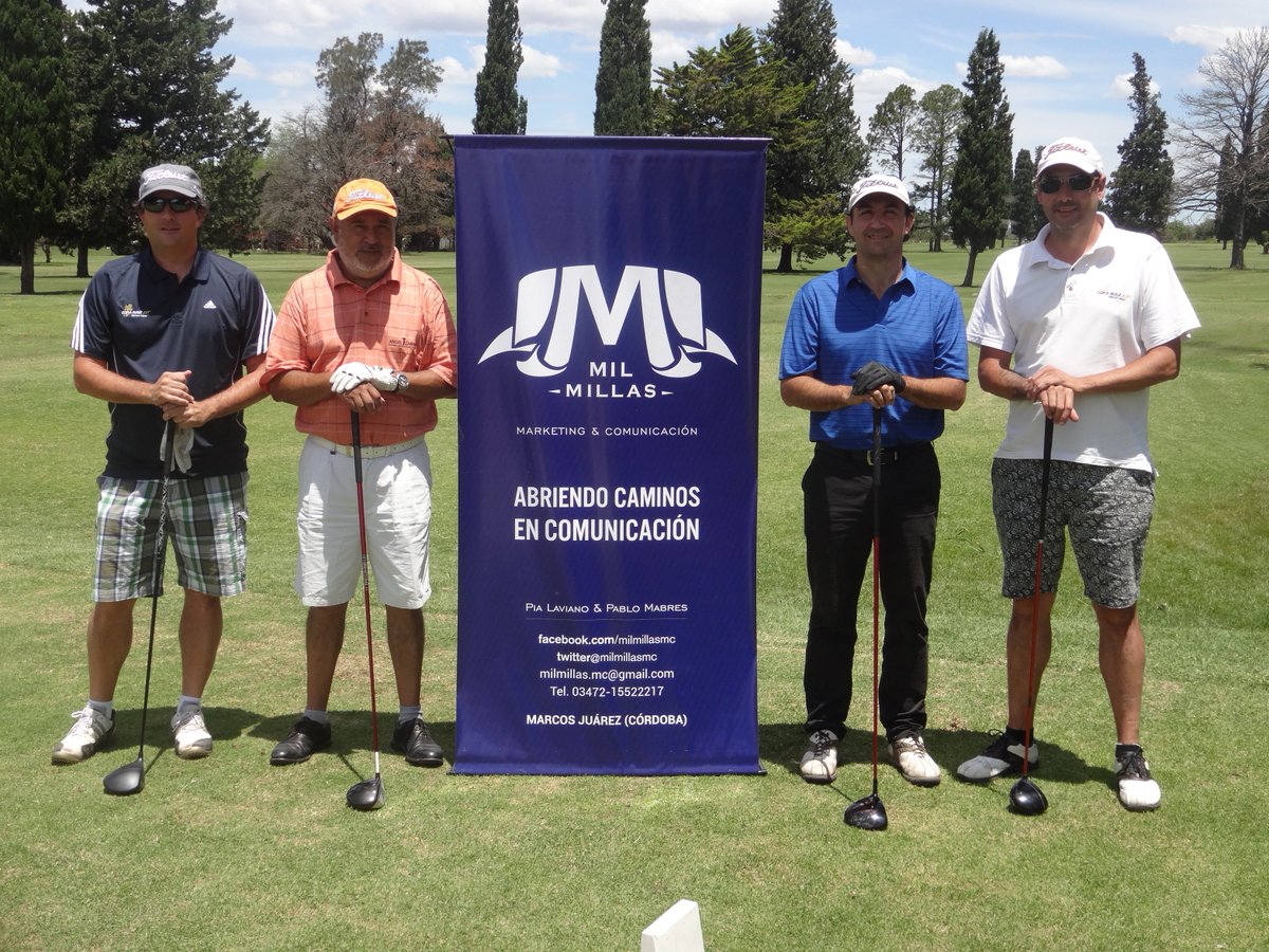 milmillasmc's tweet photo. Cuarta salida de la tarde: Ballario - Fonseca - Surbera - Di Mauro. #CopaMilMillas #Golf @argmsjz https://t.co/s7aIQ6sD2A