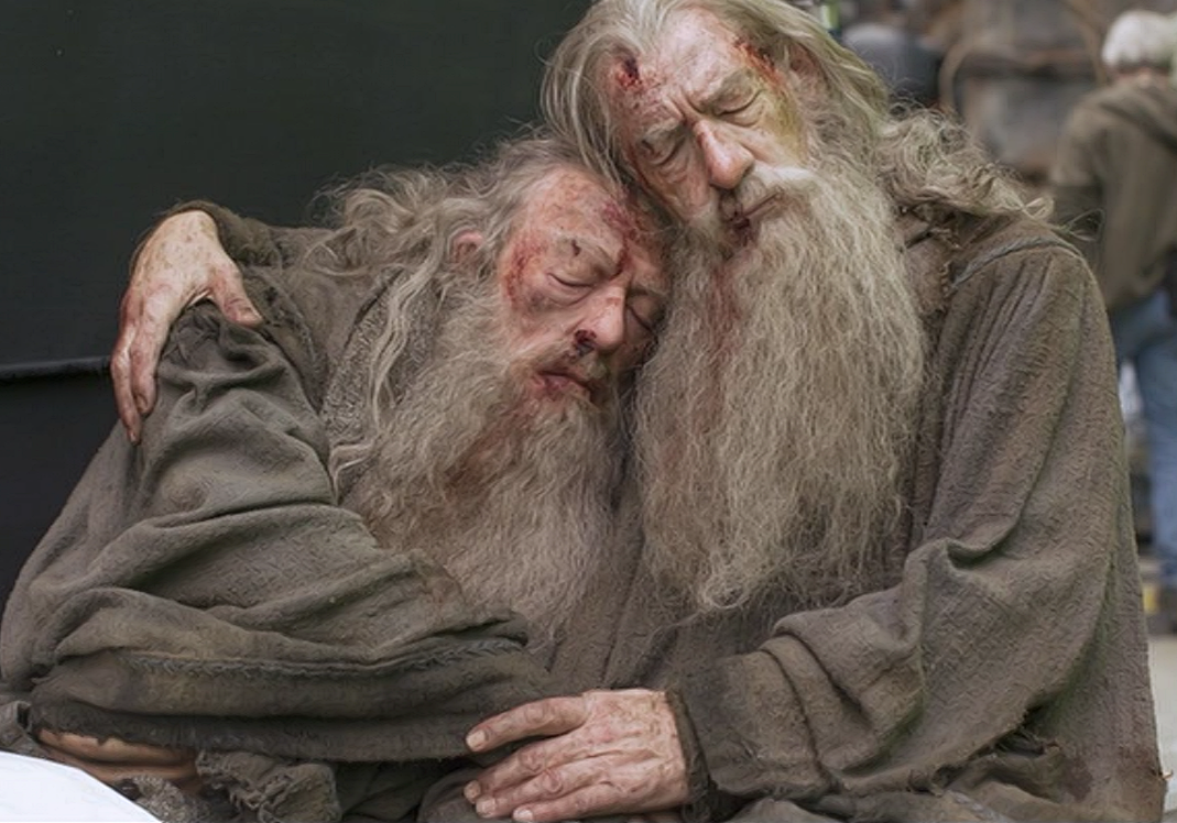 LeePace4HC4's tweet photo. How cute they are.....both - #Gandalf and #Mithrandir -haha
#TheHobbit #BotfaEE
@IanMcKellen https://t.co/xCoV7sW3Jk