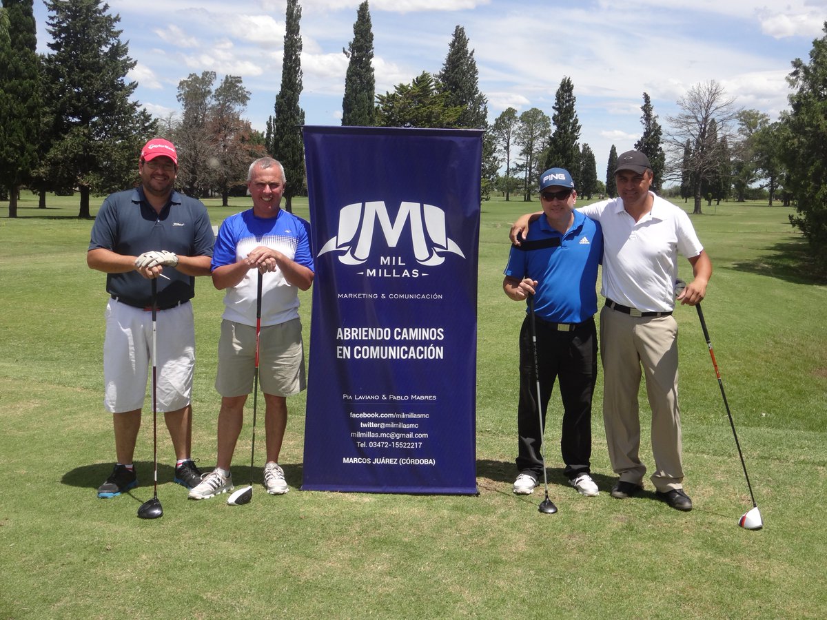 milmillasmc's tweet photo. Sexta salida de la tarde: Bessone - Marzola - Salvatierra - Vijande. #CopaMilMillas #Golf @argmsjz https://t.co/NhZcrVxwGD