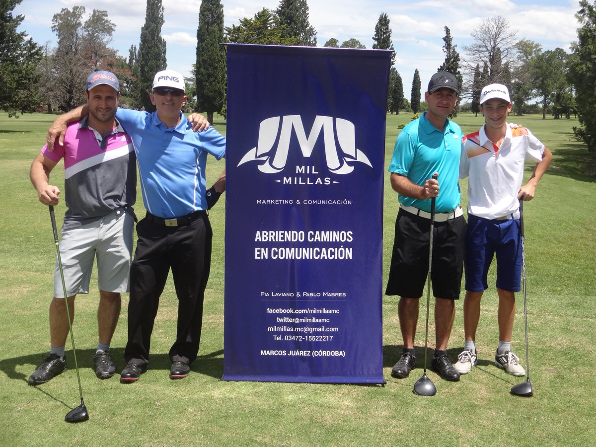 milmillasmc's tweet photo. Septima salida de la tarde: Batista - Racca - Cavaglia - Fernandez. #CopaMilMillas #Golf @argmsjz https://t.co/WpV8ruhgvt