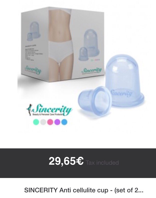 Sincerity4u's tweet photo. Sincerity anti-cellulite massage cup, set of 2 sizes. Provides deep tissue massage, it works https://t.co/cSuEicIgKc https://t.co/lKysbrECwD