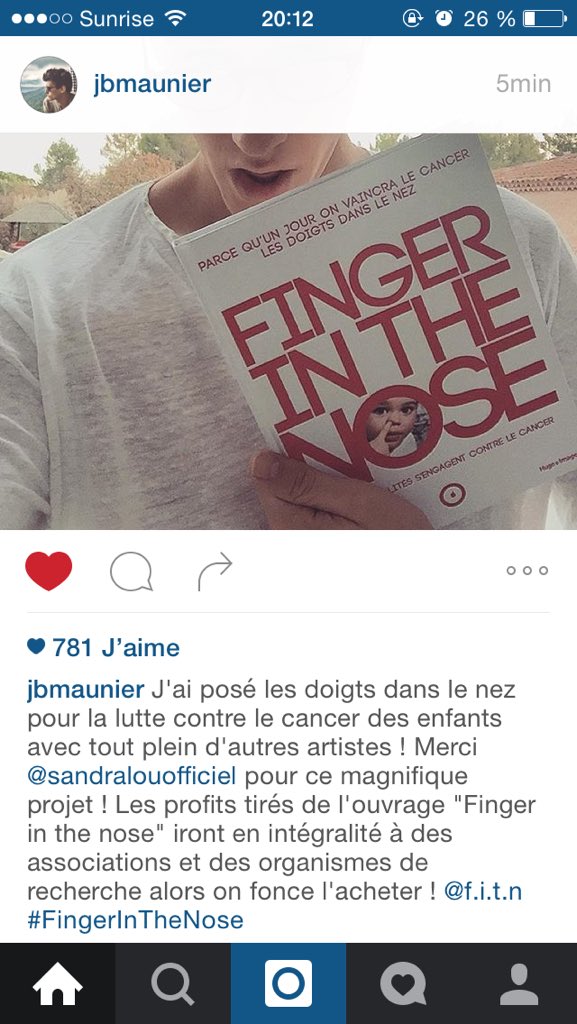 jbmsource's tweet image. Jean Baptiste a participé au projet de Finger in the nose crée par Sandra Lou #FingerInTheNose
