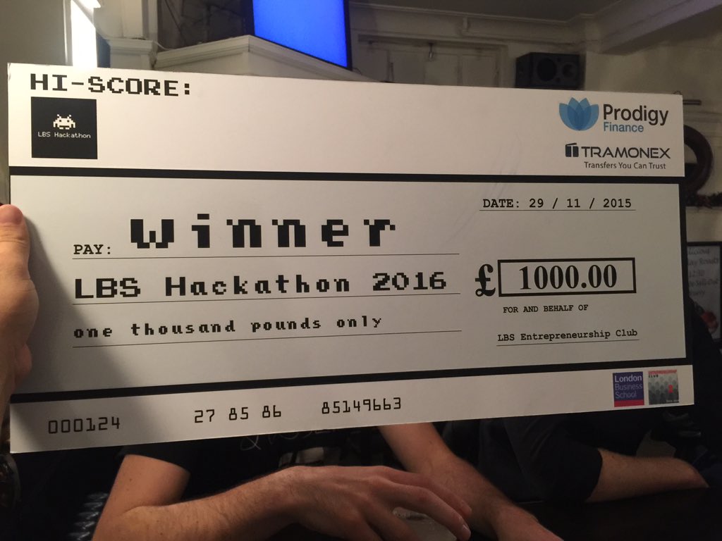 Sohil_is's tweet photo. #lbshack2016 That's right. We did it. https://t.co/q6e3xLe2sf