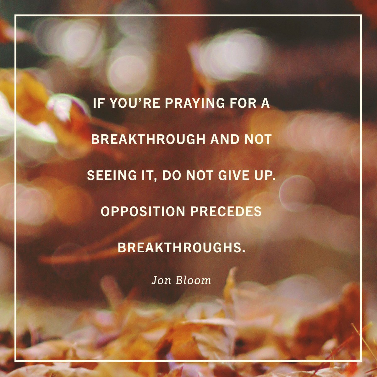 desiringGod's tweet photo. Are you praying for a breakthrough? https://t.co/E3EQSV7Ne1