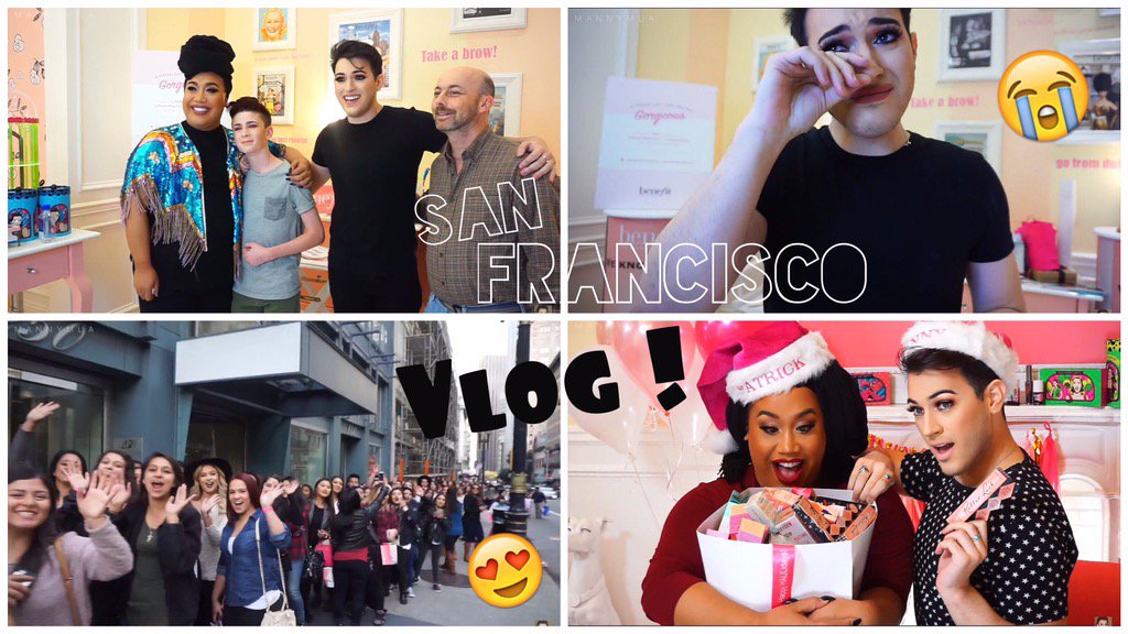 MannyMua733's tweet photo. San Francisco Vlog is up! 😍😍 YAS!!! https://t.co/vX7q1x8NJZ check it out! https://t.co/k3zqQQ6FJj