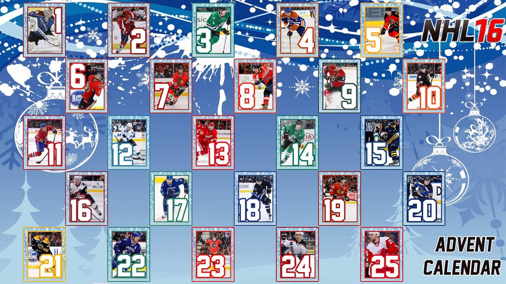 Merry Christmas! Fav &amp; subscribe to <a href="/RichardHead93/">Richard Head 93</a> &amp; I &amp; be entered into an Advent Calendar #NHL16 giveaway in Dec!