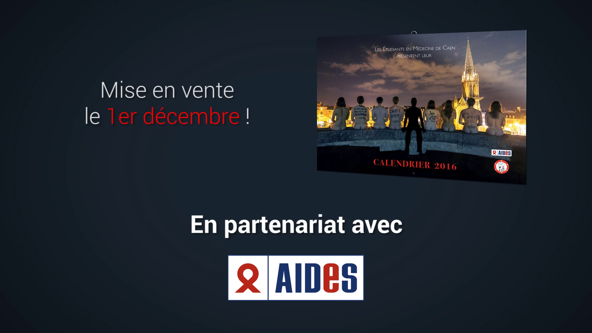 J-2 avant la sortie du calendrier ! Il coûtera 5€, les bénéfices seront reversés à <a href="/assoAIDES/">Association AIDES</a> #sida #medecine #caen