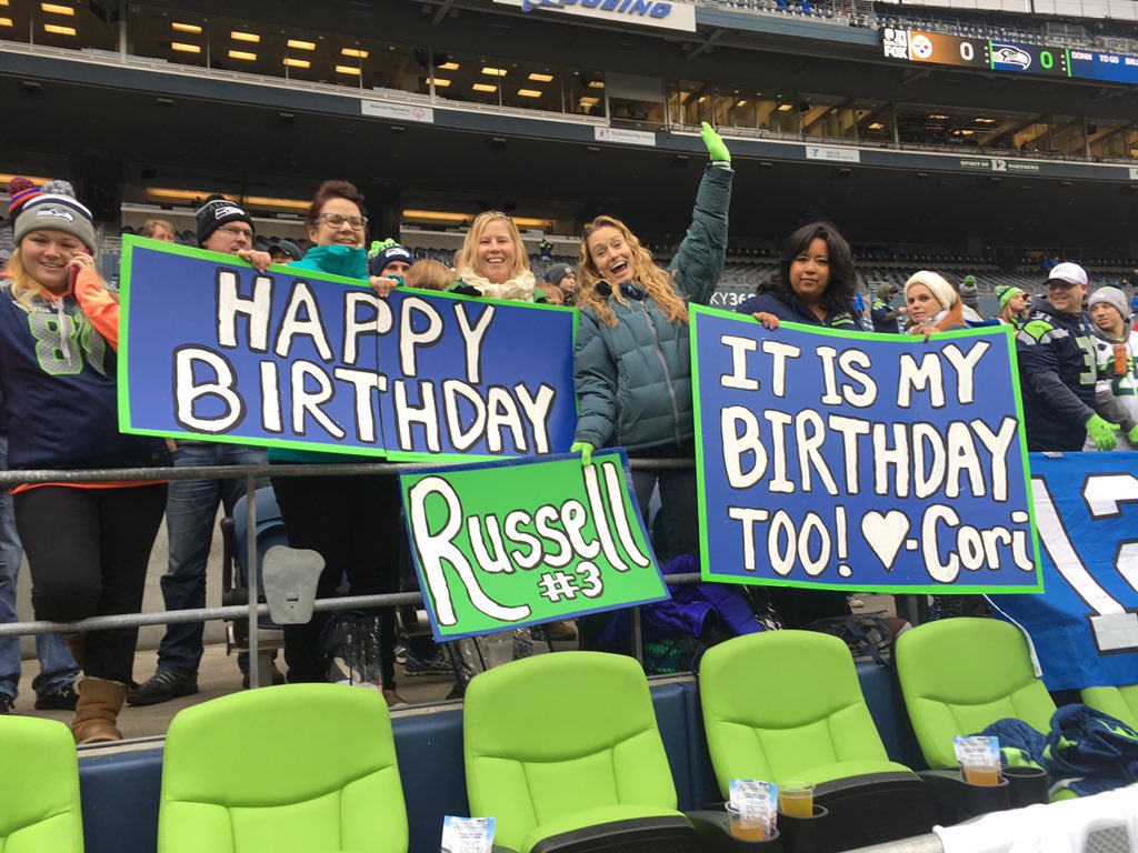 Happy Birthday, Russell Wilson! (and Cori) via 