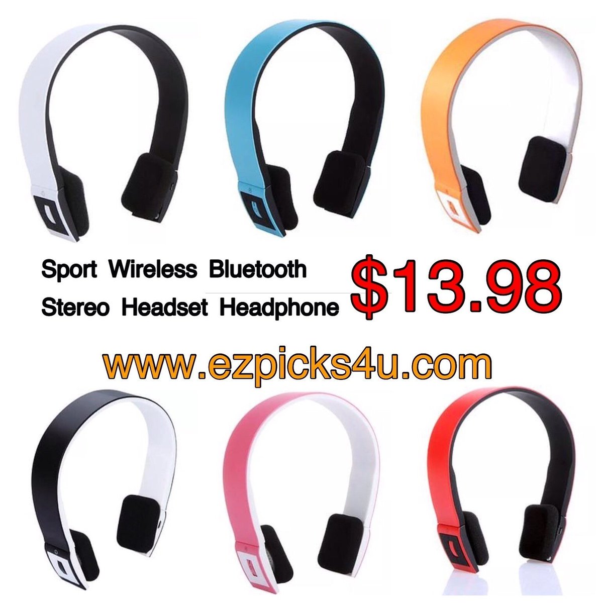 EZPicks4U's tweet photo. #ezpicks4u #headset #headphone #wirelessheadphone #bluetoothheadset https://t.co/8lskB4FtYq
