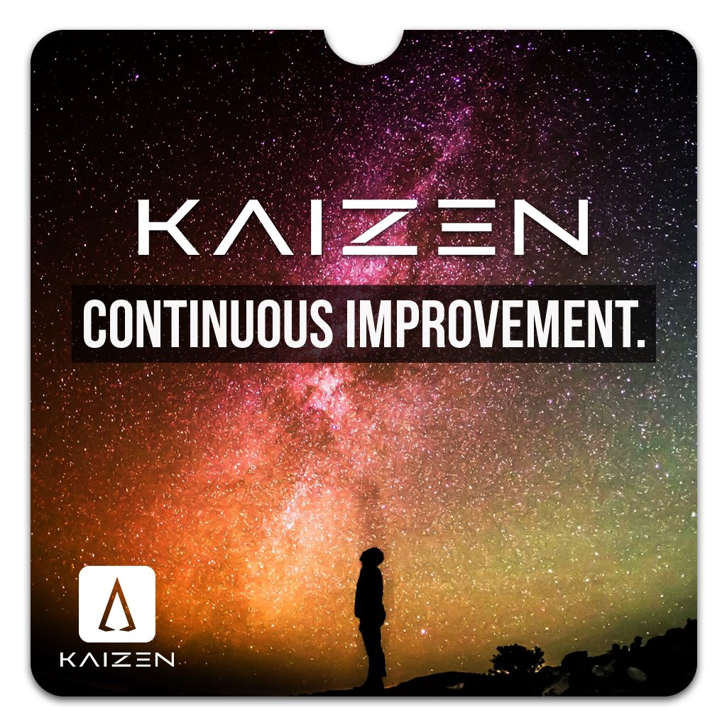 kaizenapp's tweet photo. Kaizen: Continuous Improvement. #fitspo #fitfam #kaizenapp https://t.co/EwKZeDjiYo