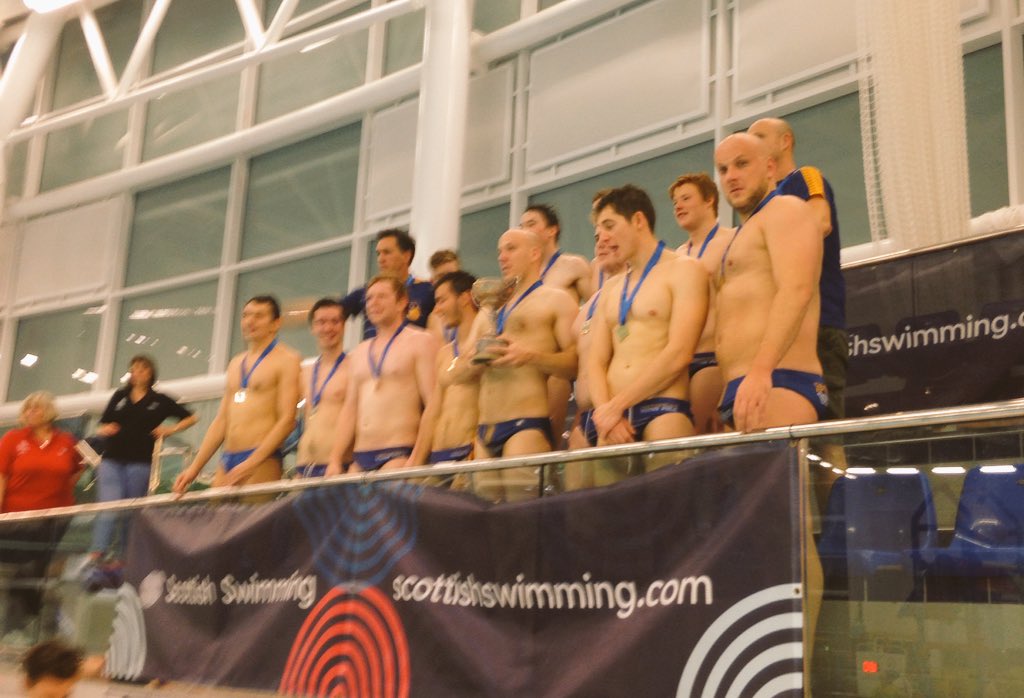 ScotWaterPolo's tweet photo. Slight delay but here are @portywp, your men's Scottish Cup champions #SNWPC15 https://t.co/IUvn6K5oVq