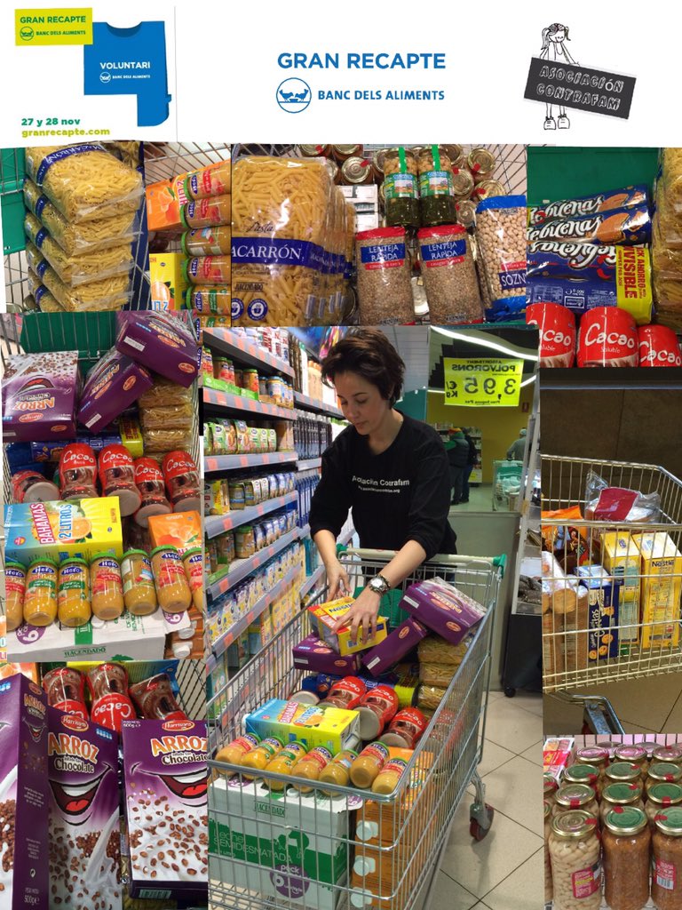 AsoContrafam's tweet photo. Colaborado otro año más con la campaña Gran recapte del Banco de alimentos. https://t.co/Hy6r48e2tp
