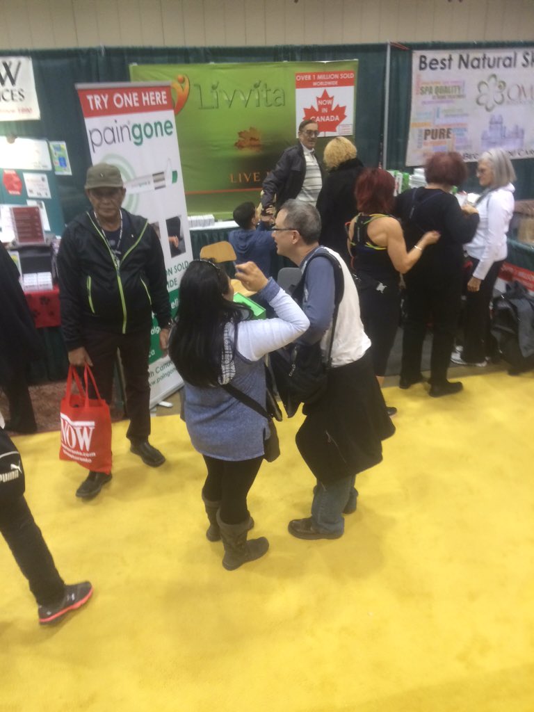 PaingoneCanada's tweet photo. #wholelifeexpo booth 93. #paingone # posture medic https://t.co/L3Cc1vyZ7h