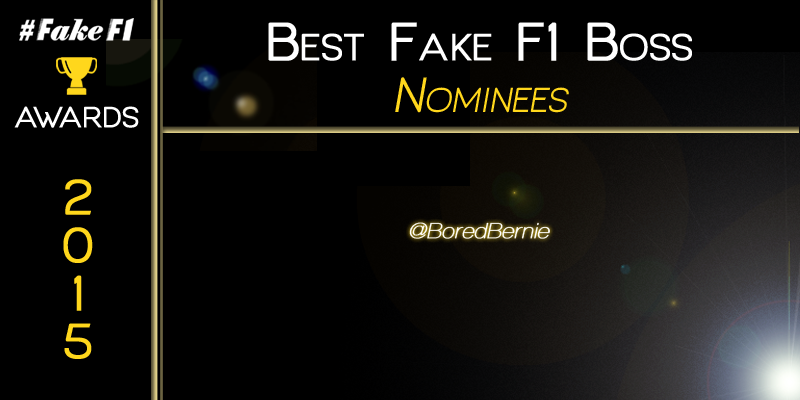 FakeF1Awards's tweet photo. Nominees for the 2015 Best Fake F1 Boss in the #FakeF1Awards were… https://t.co/TDEdAUORjp