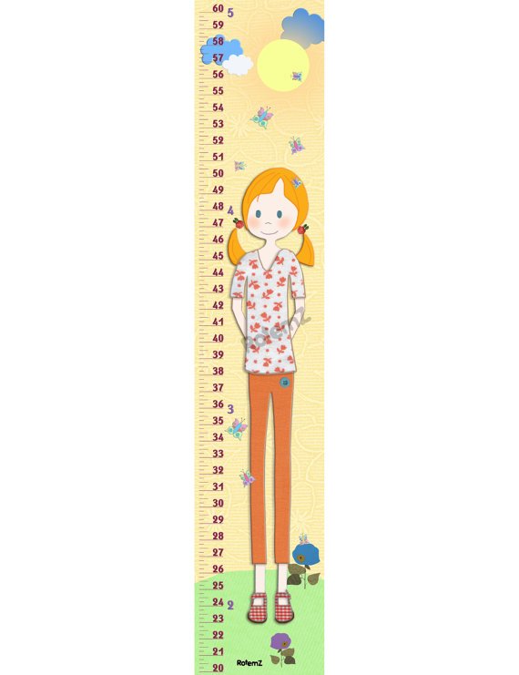 Height Chart In Inches