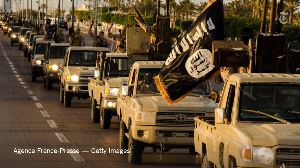 nytimesworld's tweet photo. ISIS in Libya: The public beheadings have started. The radio stations no longer play music. https://t.co/YIvQRQRUgX https://t.co/K002JhhKRc