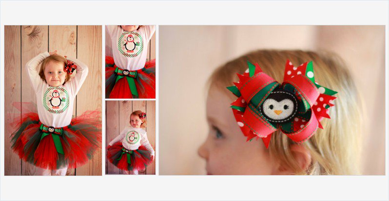 Christmas Penguin Outfit #shoppershour #CyberMonday #1stChristmas #Estygifts #SavvyParty etsy.com/listing/210519…