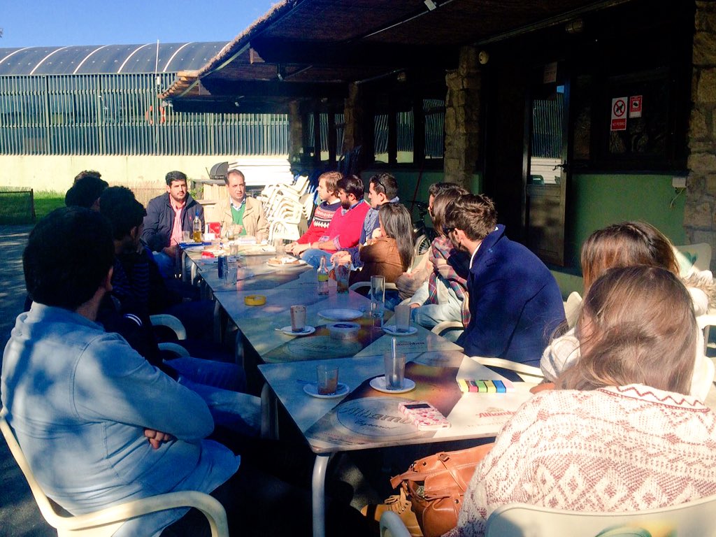 NNGG del C.Gibraltar ha celebrado hoy su reunión comarcal en Jimena, junto al presidente provincial <a href="/jorge_vazquez4/">Jorge Vázquez</a>