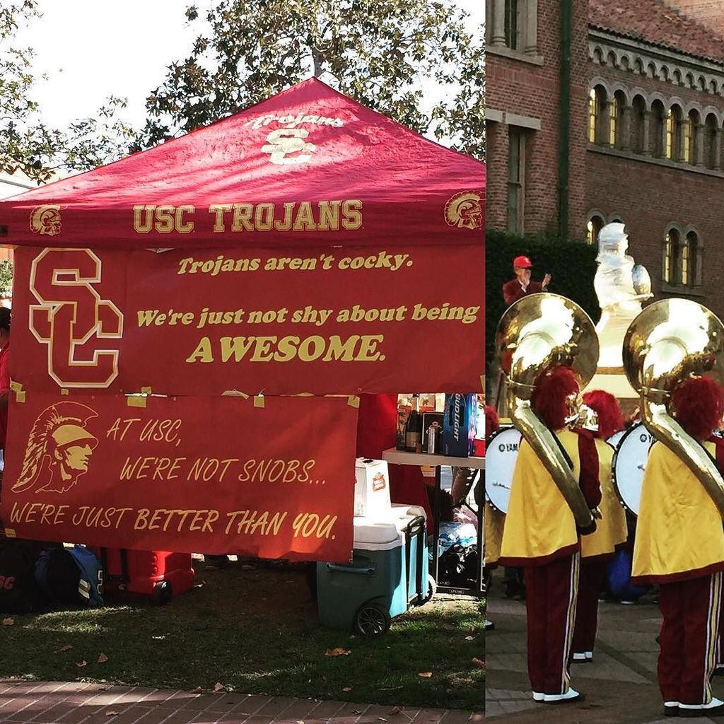 scenesfromusc's tweet photo. At https://t.co/uhQCmrwevY -- from mimirocket23 Hadn't seen these signs in a while😝❤️💛
#ilovesc #uscalumni #usctro… https://t.co/b3iYj6jzQo