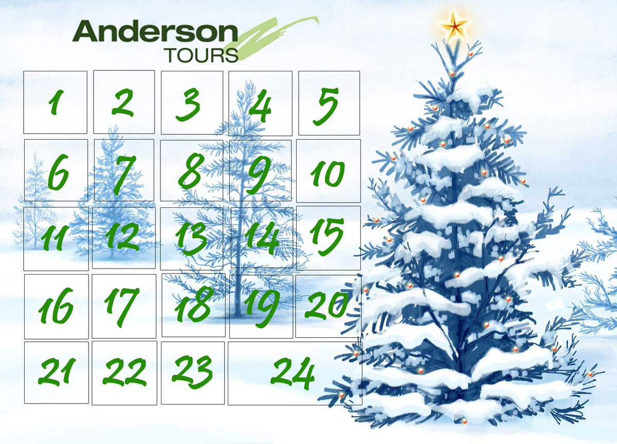 AndersonTours's tweet photo. Join us from December 1st for our #AdventCalendar of offers, a new deal every morning from 10am #andersontours https://t.co/WAgtnP9Ycl