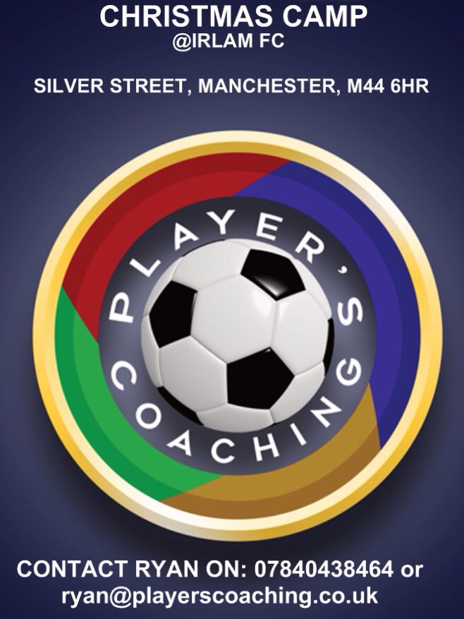 playerscoaching's tweet image. Player's Coaching Christmas Camp! Book now! #football #development #coaching