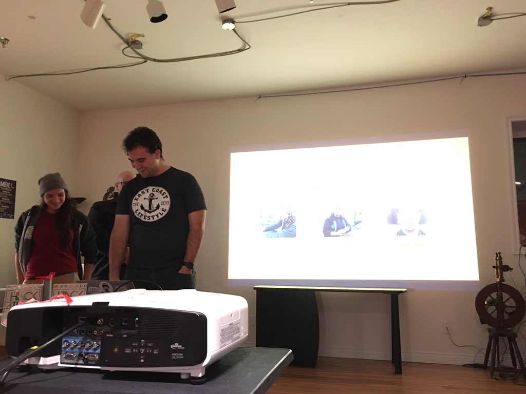 Great app idea for a doorbell to track your friends at the #marcatohackaton! #DreamBuildInnovate