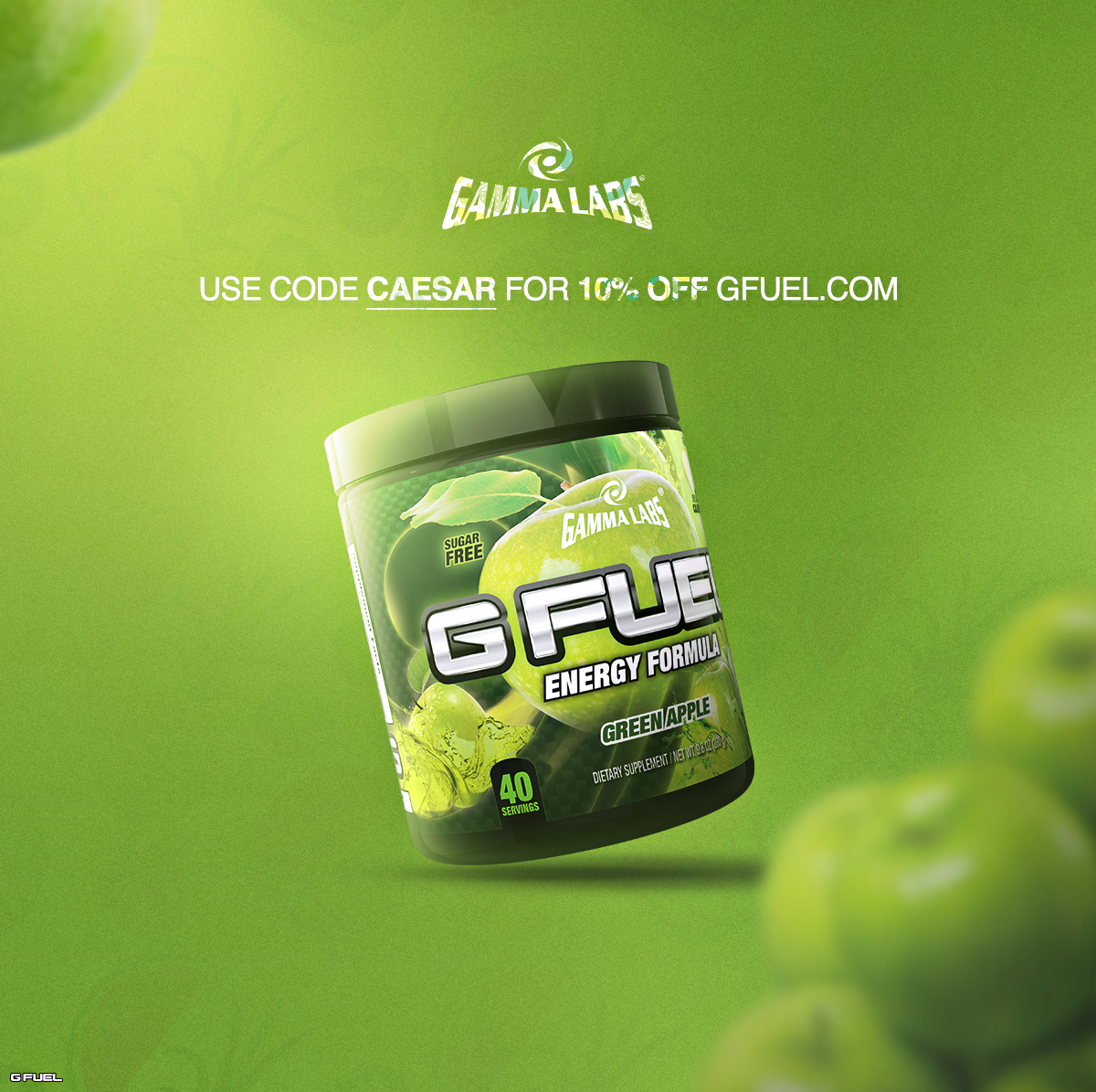 cae's tweet image. Be sure to use Code "CAESAR" at checkout for 10% OFF on ALL items over at GFuel.com!