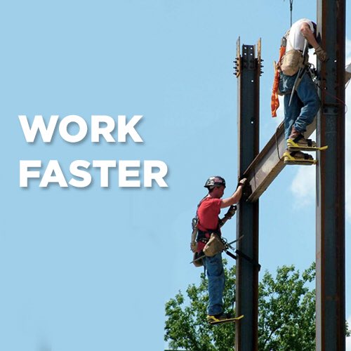 ColumnClimber's tweet photo. Weld, bolt and connect faster and safer with @ColumnClimber #columnclimber #structuralsteel #steelerection https://t.co/LRSvYtEbPm