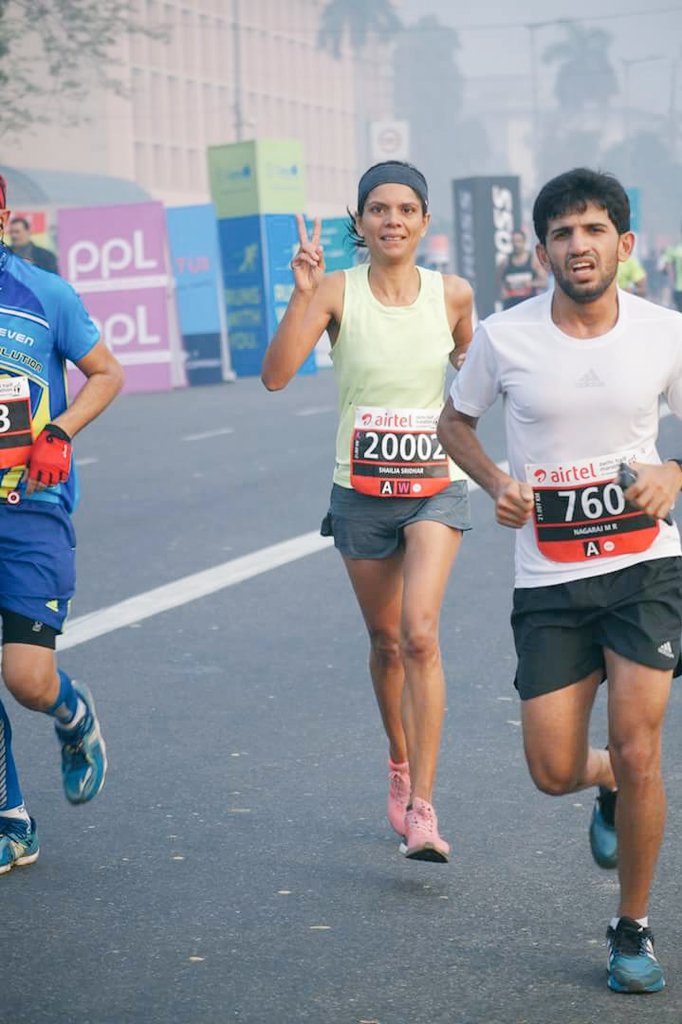 shailjas's tweet photo. #adhm2015 #running #half-marathon #podium #Adidasrunning sub 100 half. https://t.co/71xiTMQrGt