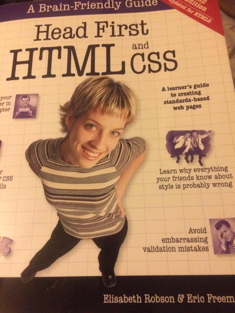 reid_lo's tweet image. Can't get enough of this book right now☺️☺️👏🏾👏🏾 #htmlcssbook #webdev #webdesign #learninghtml #womenintech