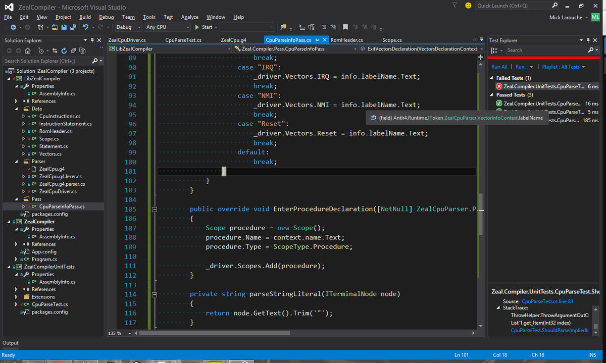 zealsnes's tweet photo. Started working on the compiler today, hard at work right now ! https://t.co/ofEOzjfp7i