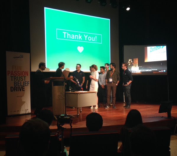 LeWagonBelgium's tweet photo. Youhou!! :) Congrats @AntoineTheMan & the whole @FocusFactoryApp team! Nice API! #BeProudAlumni #BeTech #SWAFashTech https://t.co/l6pRIeHmif