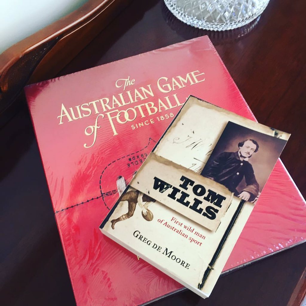 Kevin_Sheedy's tweet photo. #CHRISTMAS OFFER - These 2 books for just $100 + GST + shipping. Enquire at info@sheedyvision.com.au #afl #books https://t.co/Kfm1YBv1Fj
