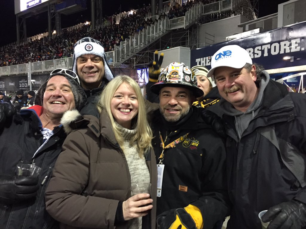 IBAManitoba's tweet photo. Thanks to all our Manitoba Brokers for joining us at #GreyCup103 #IBAM2015 #gameday https://t.co/lZThYUXLvQ