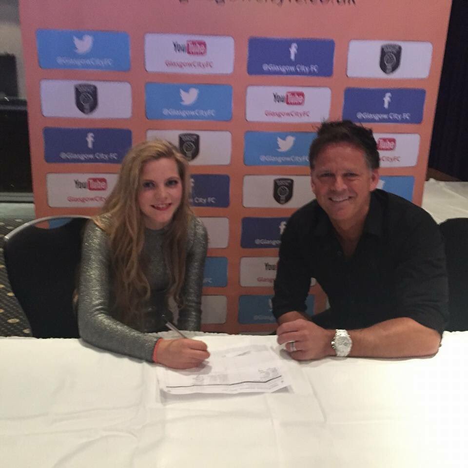ScotWFootball's tweet photo. Glasgow City FC sign Brogan Hay for the 1st Team: @GlasgowCityFC https://t.co/TPDm5BKx6I