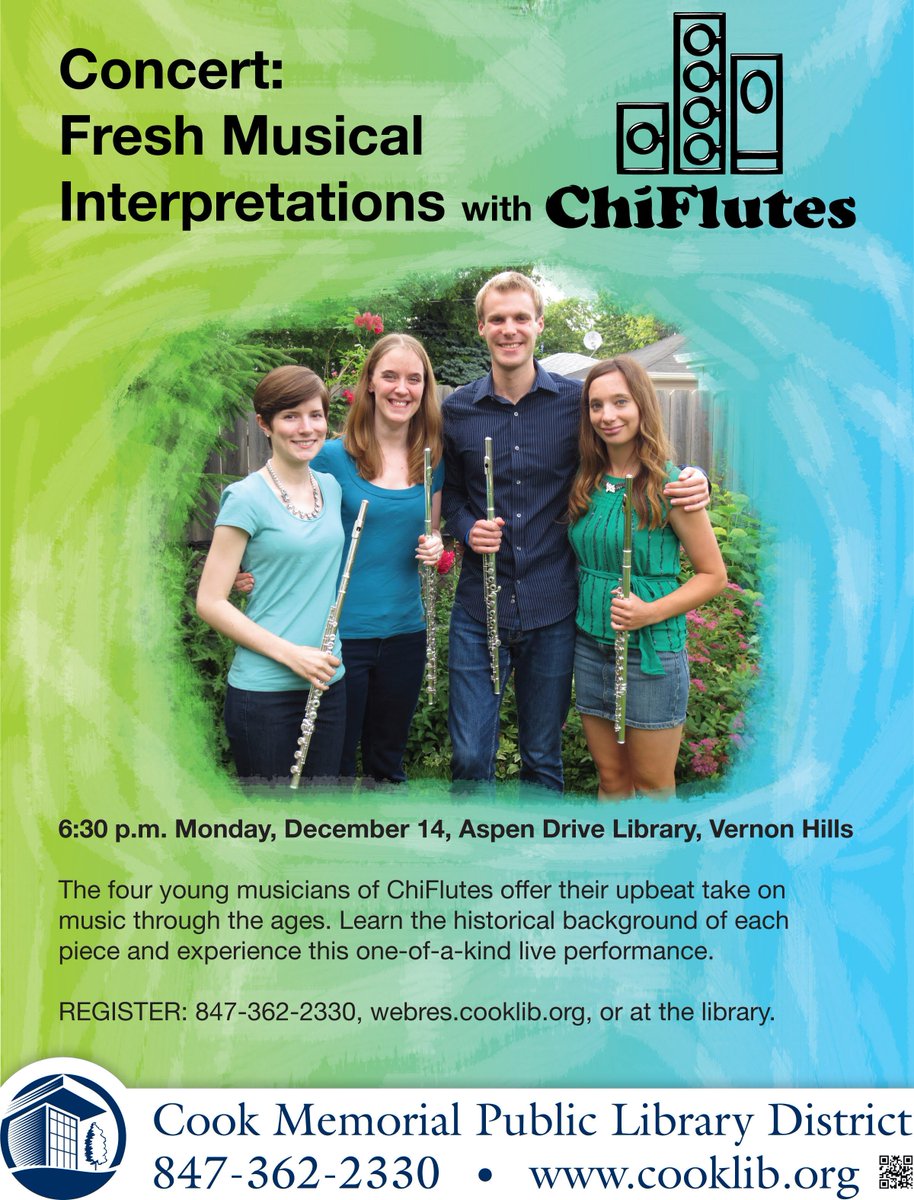 Dana Joras (@dhjoras) on Twitter photo Check out <a href="/ChiFlutes/">ChiFlutes</a> at Aspen Library in Vernon Hills on December 14! <a href="/CookLibrary/">Cook Memorial Public Library District</a> <a href="/VernonHPatch/">Vernon Hills Patch</a> <a href="/VernonHillsPPN/">VernonHills Review</a> Check out <a href="/ChiFlutes/">ChiFlutes</a> at Aspen Library in Vernon Hills on December 14! <a href="/CookLibrary/">Cook Memorial Public Library District</a> <a href="/VernonHPatch/">Vernon Hills Patch</a> <a href="/VernonHillsPPN/">VernonHills Review</a>