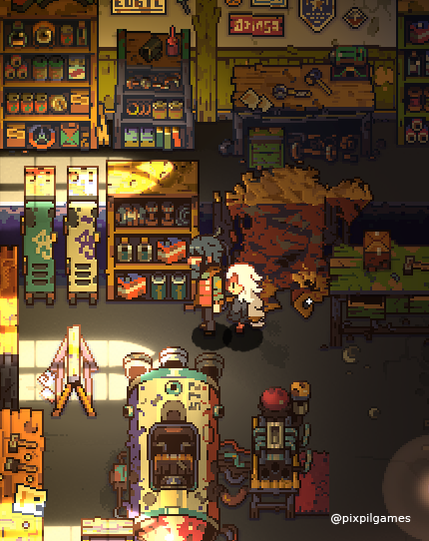 pixpilgames's tweet photo. We are making a game named #Eastward !!
An action adventure with retro Pixel Art + 3D Lighting .
#pixelart #indiedev https://t.co/XFMY1kDqpA