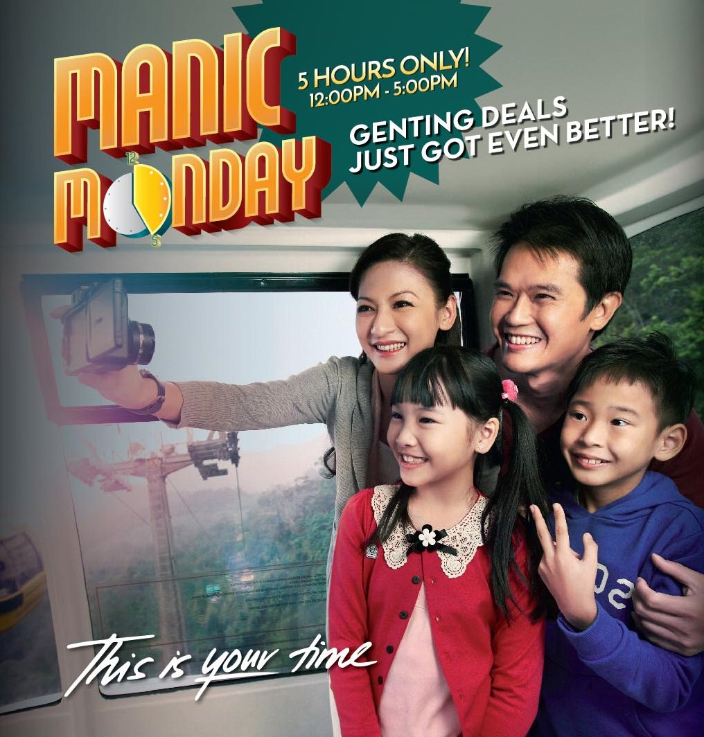 RW_Genting's tweet photo. It can only get crazier here with #ManicMonday! Rooms at RM50nett at #FirstWorldHotel! https://t.co/tbddzFWU5Z https://t.co/D5tah7Ki3l