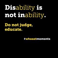 DropTheDis's tweet photo. Let's educate the community on respecting people with disabilities. #dropthedis https://t.co/FFucUDwhnT