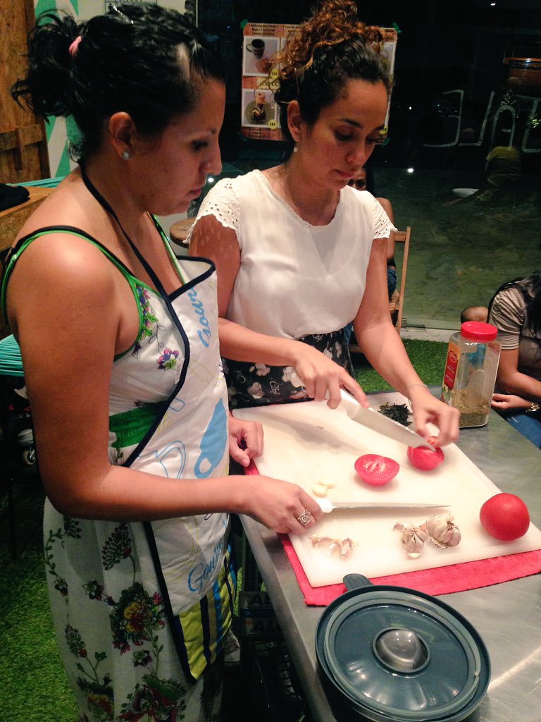 Making #vegan meatballs!