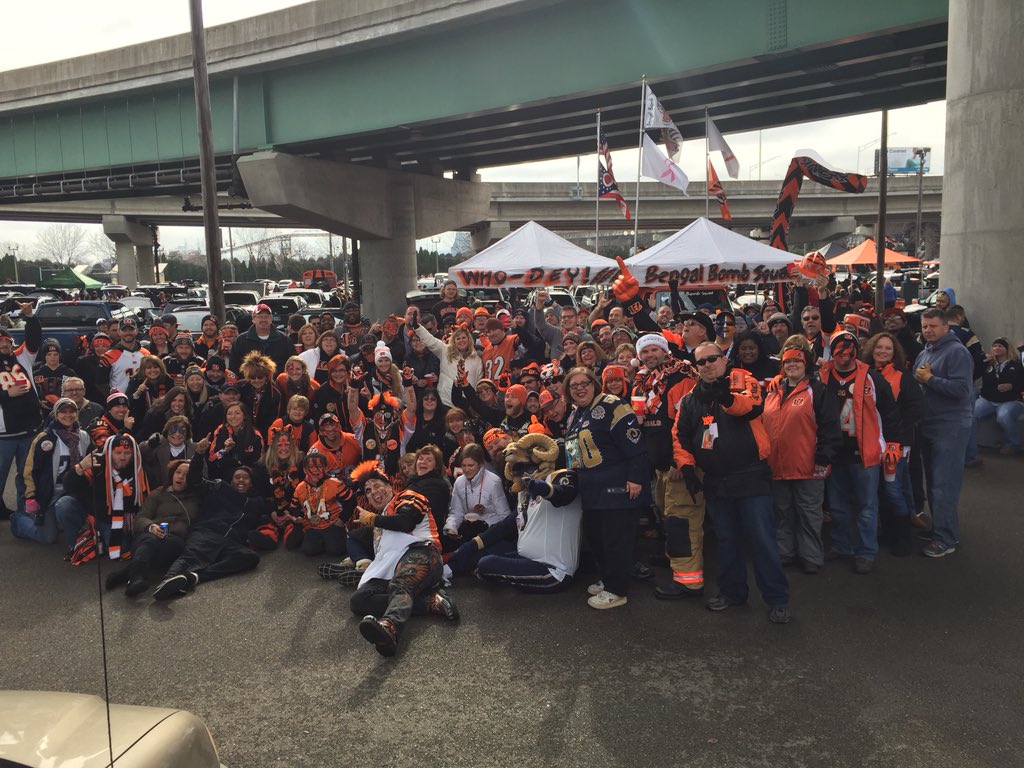 BengalBombSquad's tweet photo. Great DEY! Thanx 2 all our members &amp; guests! As @RamMan01 said, "The BEST party in the #NFL!" #WhoDey #Honored https://t.co/SGDsXOS9nA