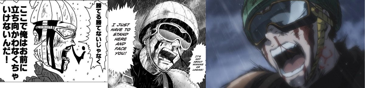 Comparison vs webcomic one man punch manga Differences Between
